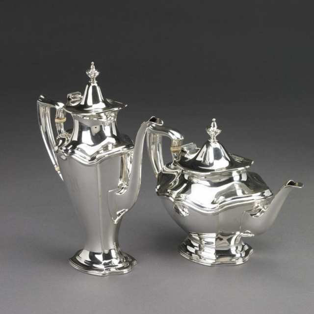 American Silver ‘Heppelwhite’ Tea and Coffee Service, Reed & Barton, Taunton, Mass., early 20th century