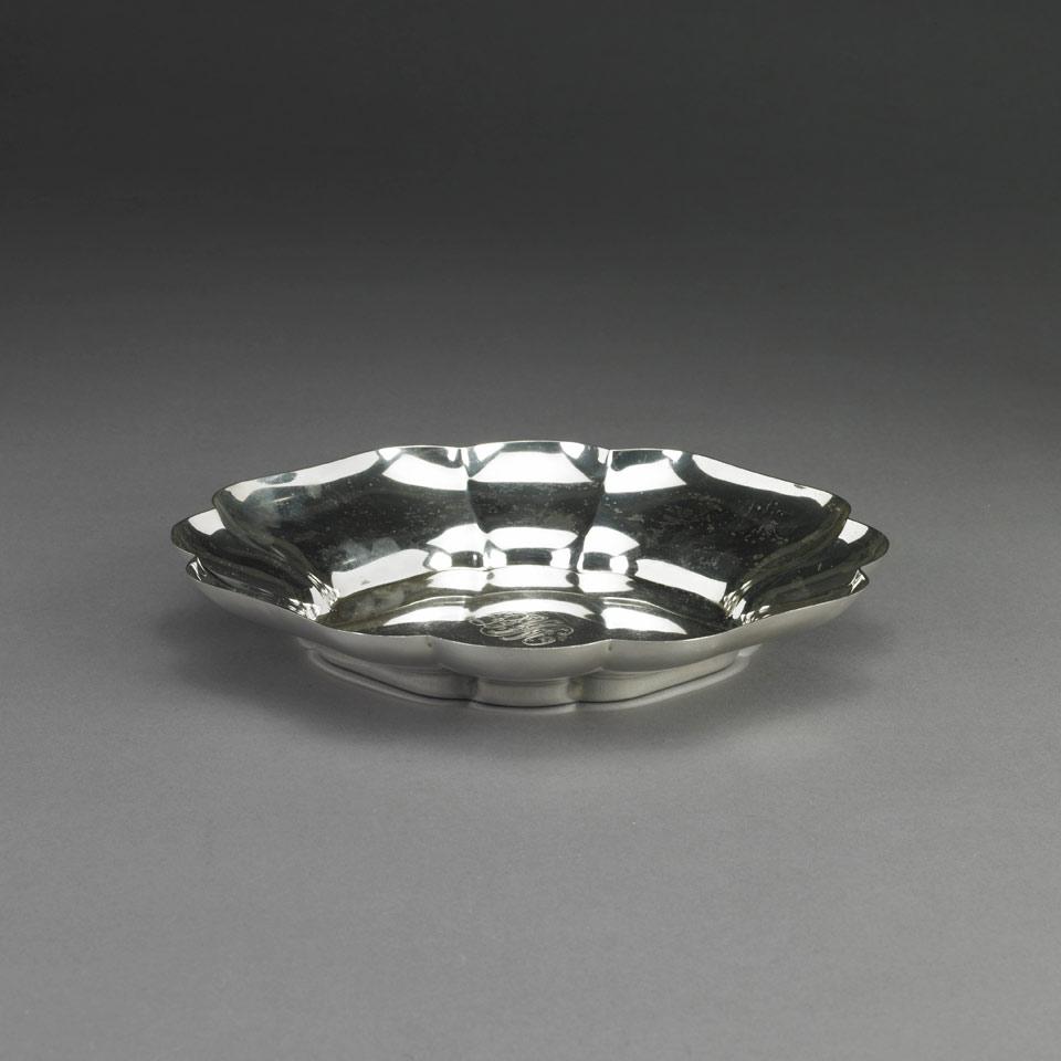 American Silver Berry Bowl, Samuel Kirk & Son, Baltimore, Md., 20th century