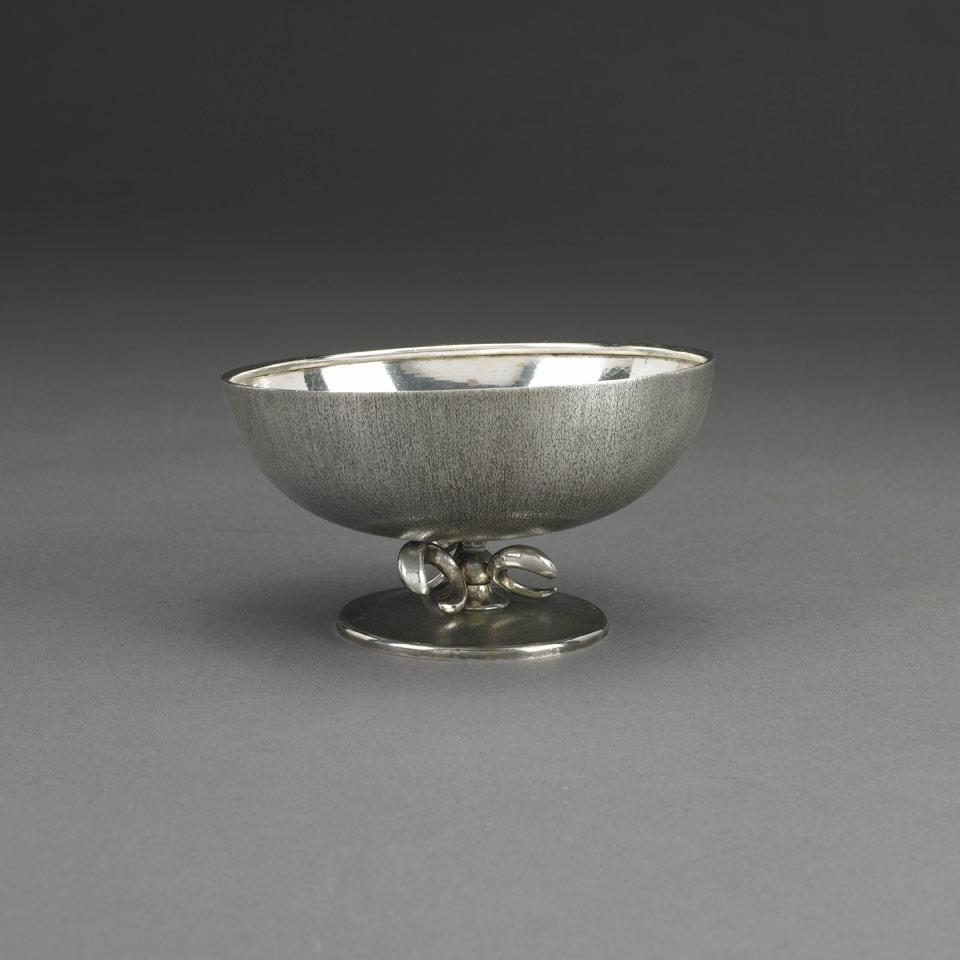 Italian Silver Footed Bowl, 20th century