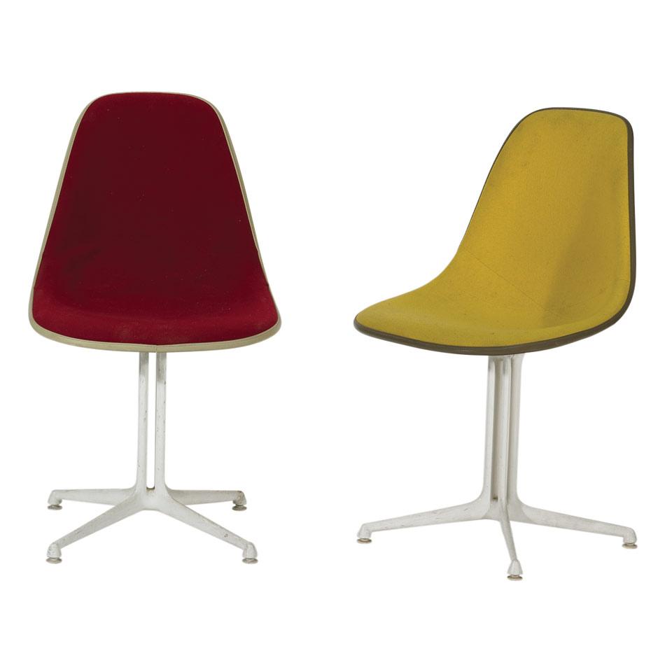 Charles & Ray Eames (1907-1978 & 1912-1988) for Herman Miller, Pair of La Fonda Side Chairs, designed 1961