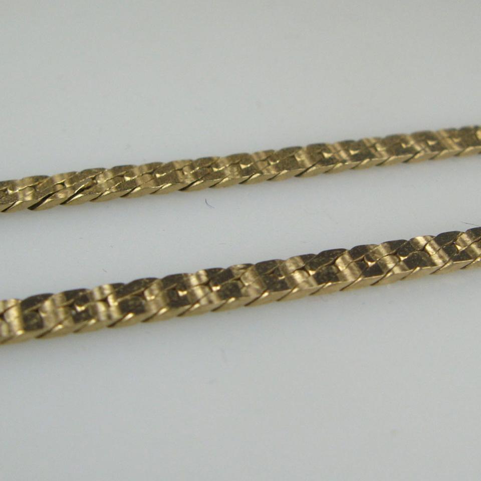 10k Yellow Gold Serpentine Chain