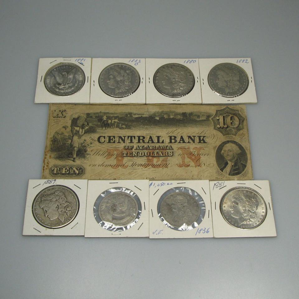 7 U.S. Silver Dollars