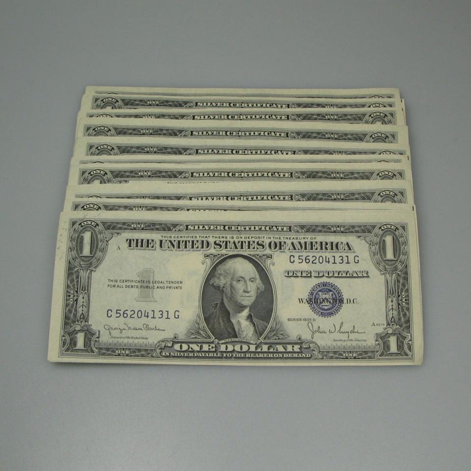 70 U.S. 1935D $1 Bank Notes