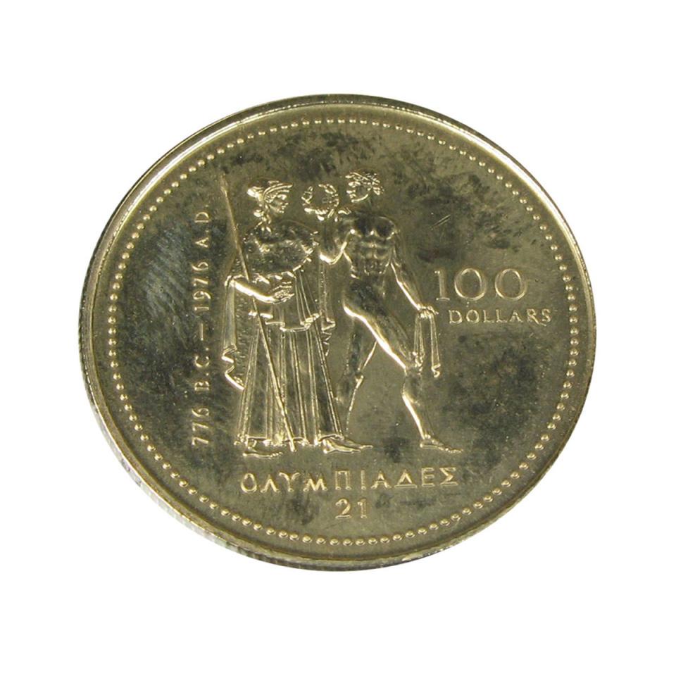 Canadian 1976 $100 Gold Coin