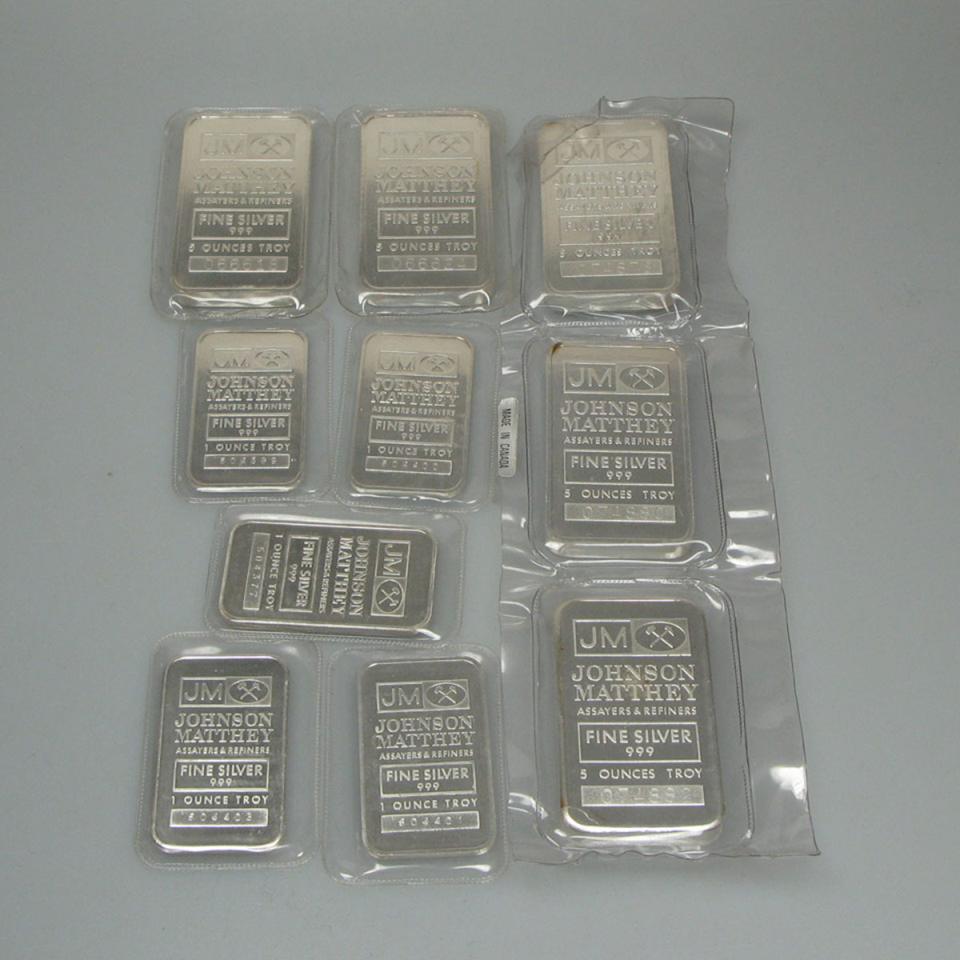 30 Ounces Of Silver Ingots And Wafers