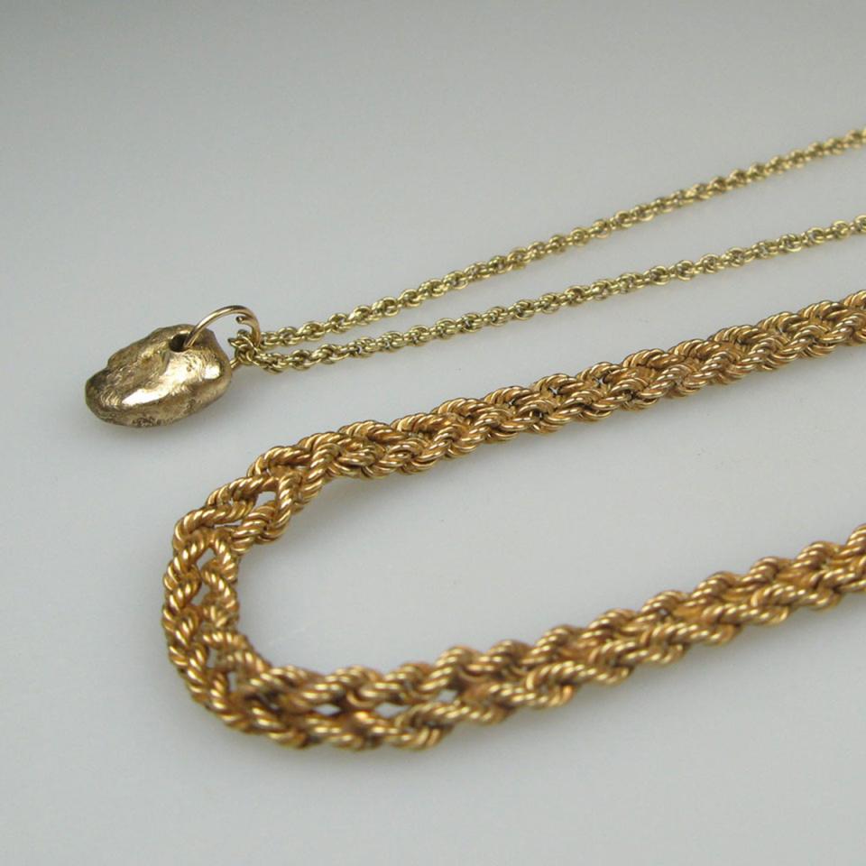 14k Yellow Gold Double Rope Chain