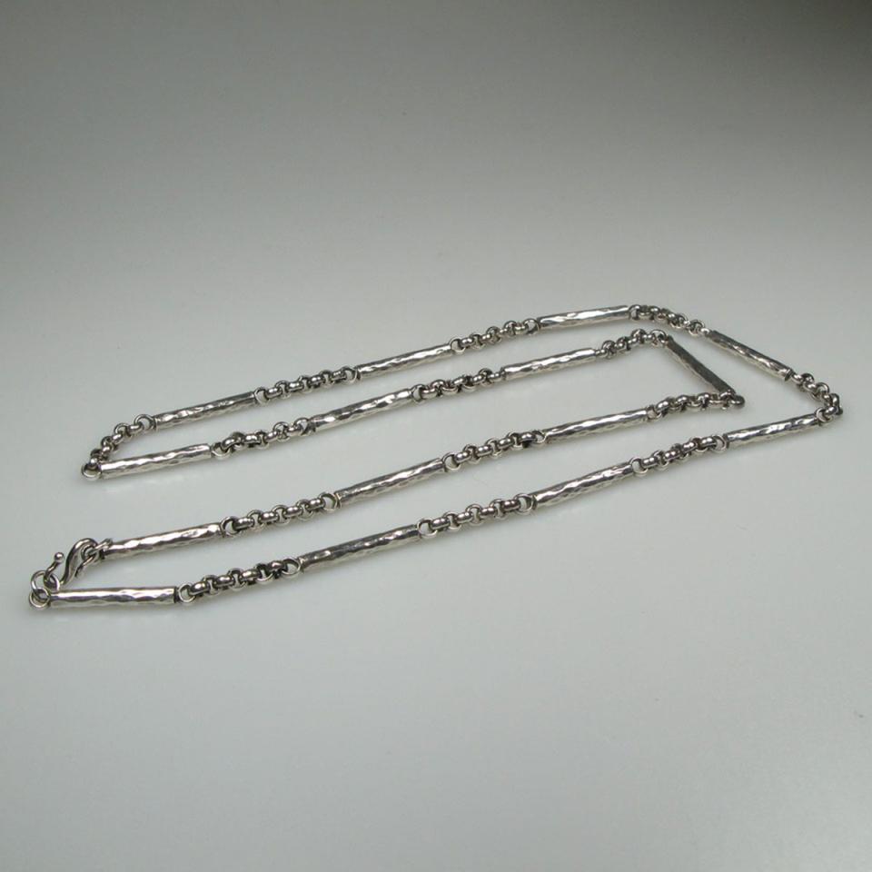 Maskit 990 Grade Silver Bar Link Chain