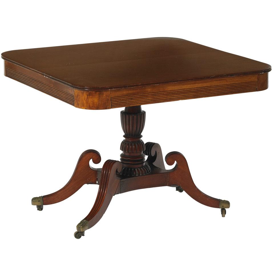 Antique Mahogany Pedestal Table