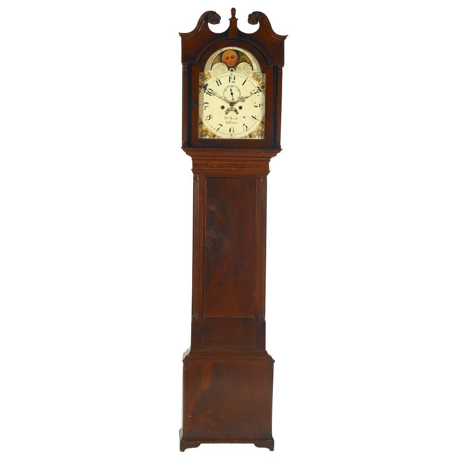 Wm. Spratt, St. Field, English Mahogany Tall Case Clock, c.1800