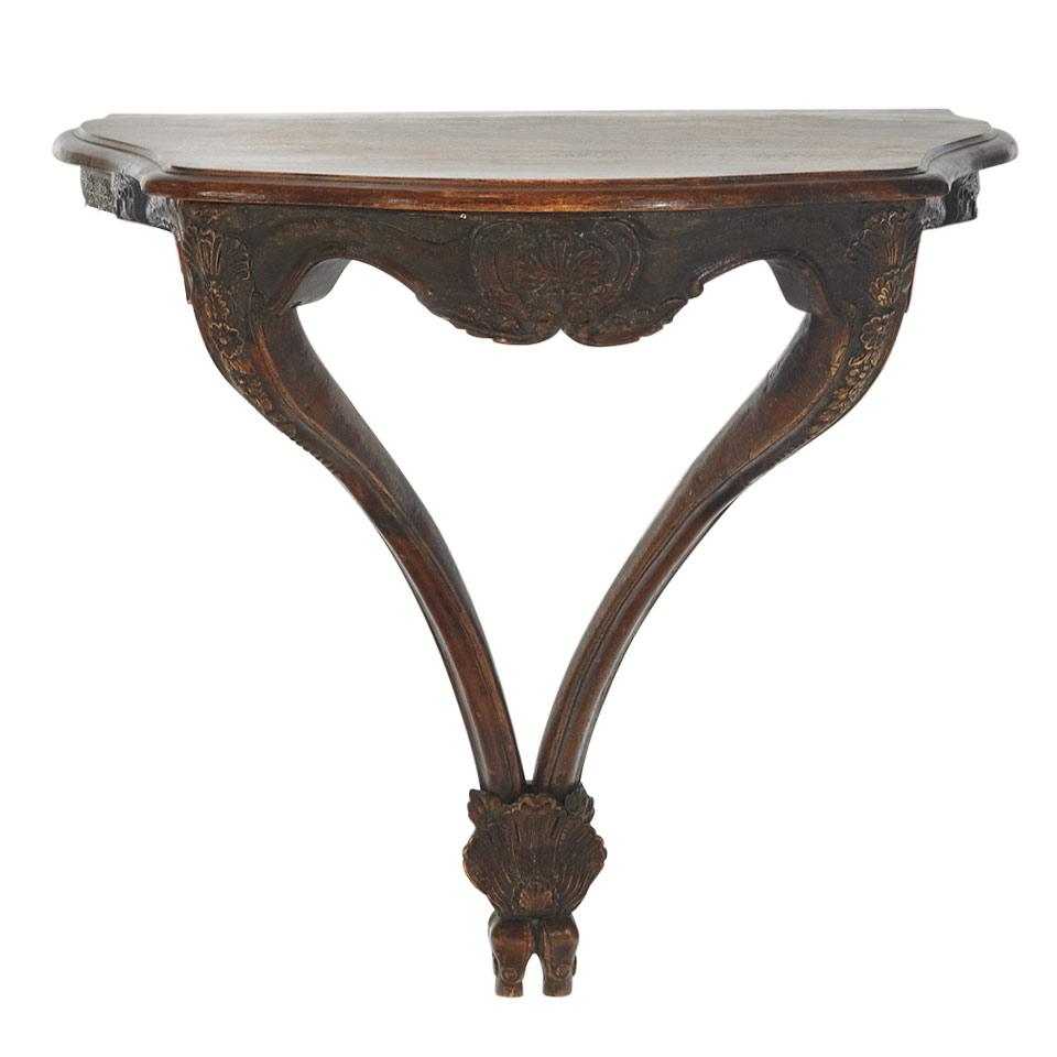 Continental Carved Console Table