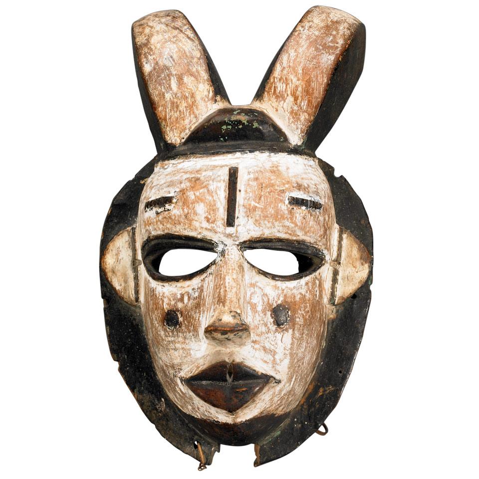 Ibo Painted Wood Mask