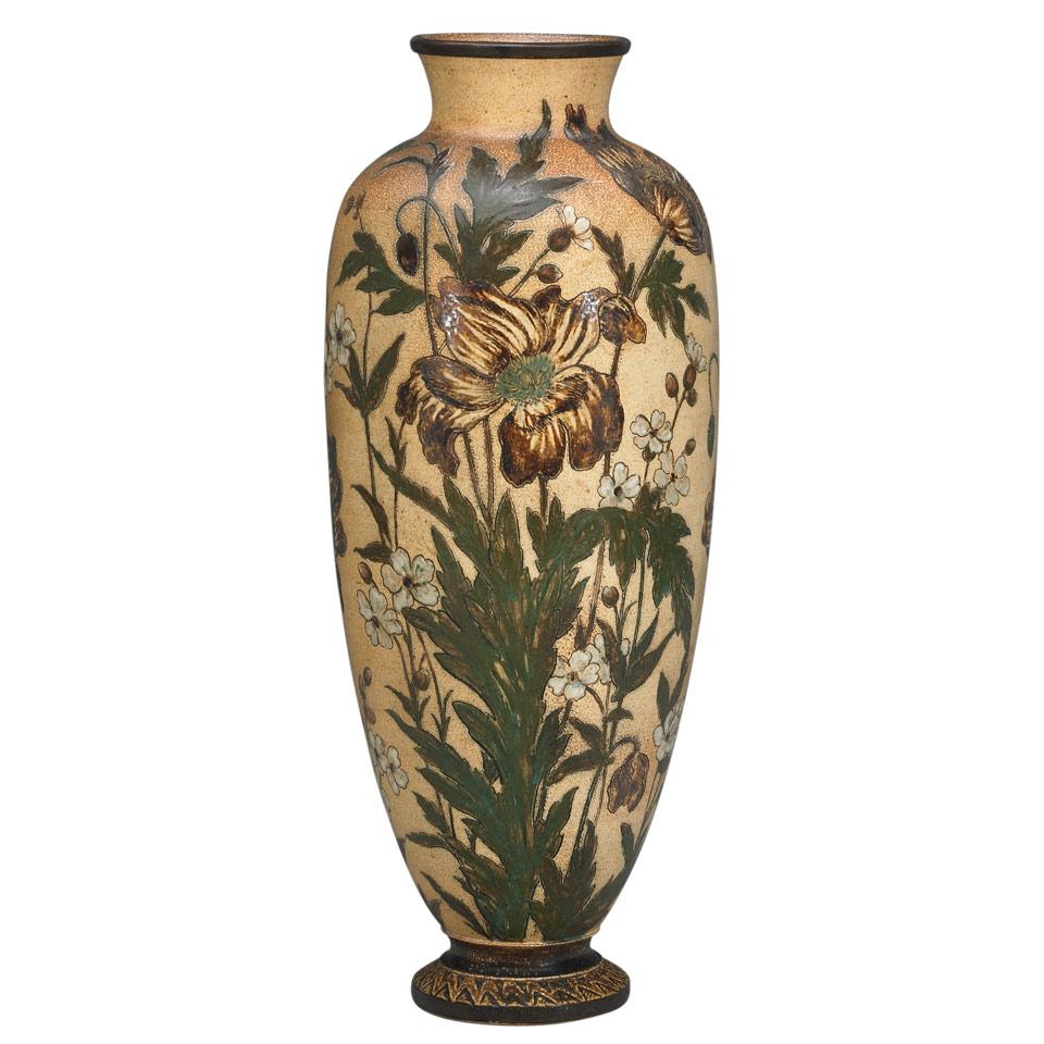 Martin Brothers Stoneware Large Vase, dated 1888