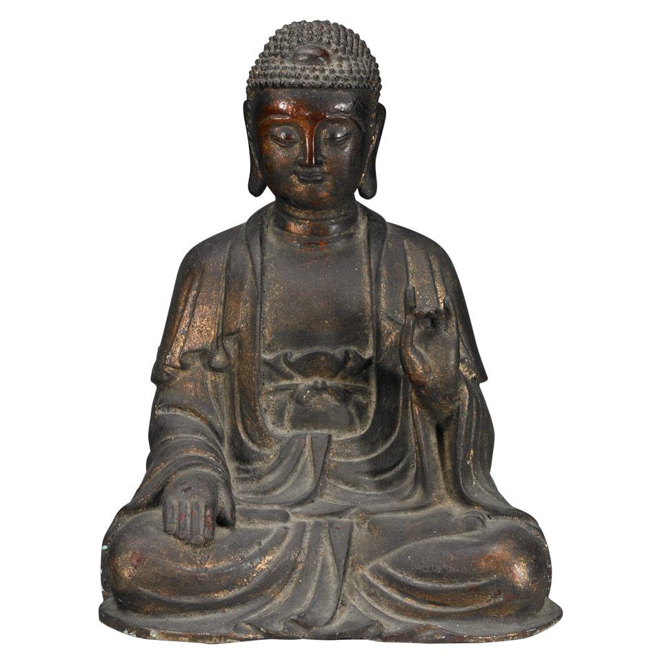 Bronze Figure of Buddha, Qing Dynasty, 19th Century