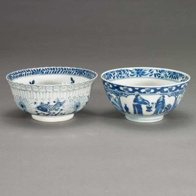 Four Porcelain Bowls, 19th Century or Earlier