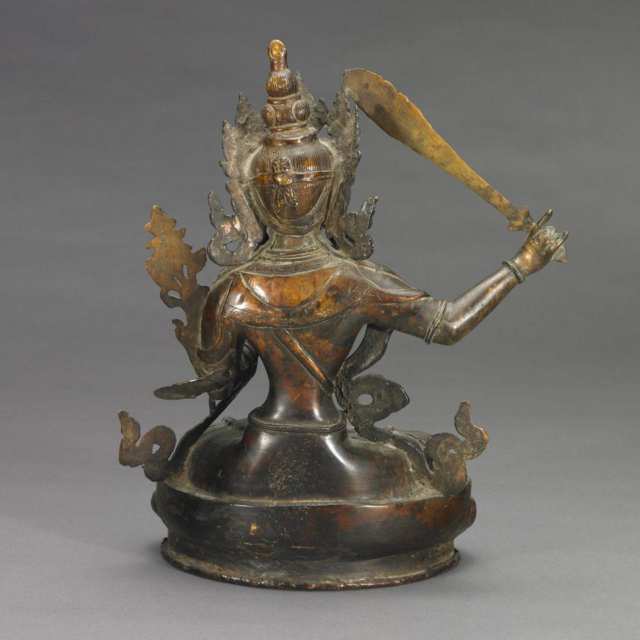 Bronze Seated Figure of Manjushri, Nepal