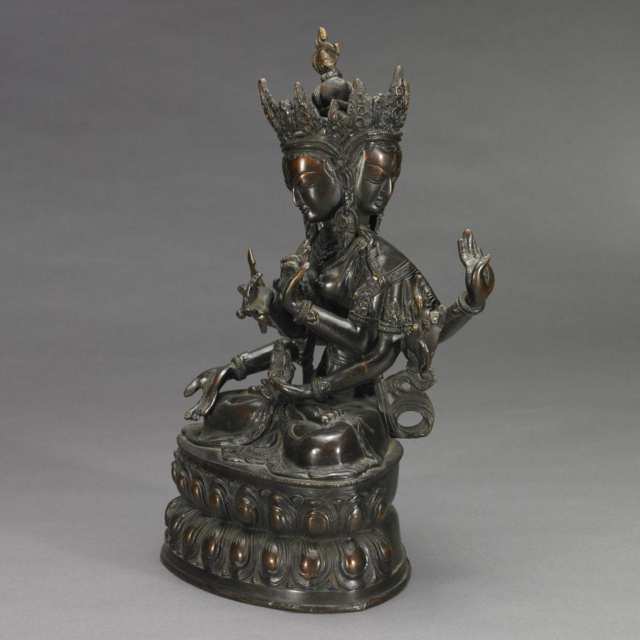 Bronze Figure of Ushnishavijaya, Sino-Tibetan