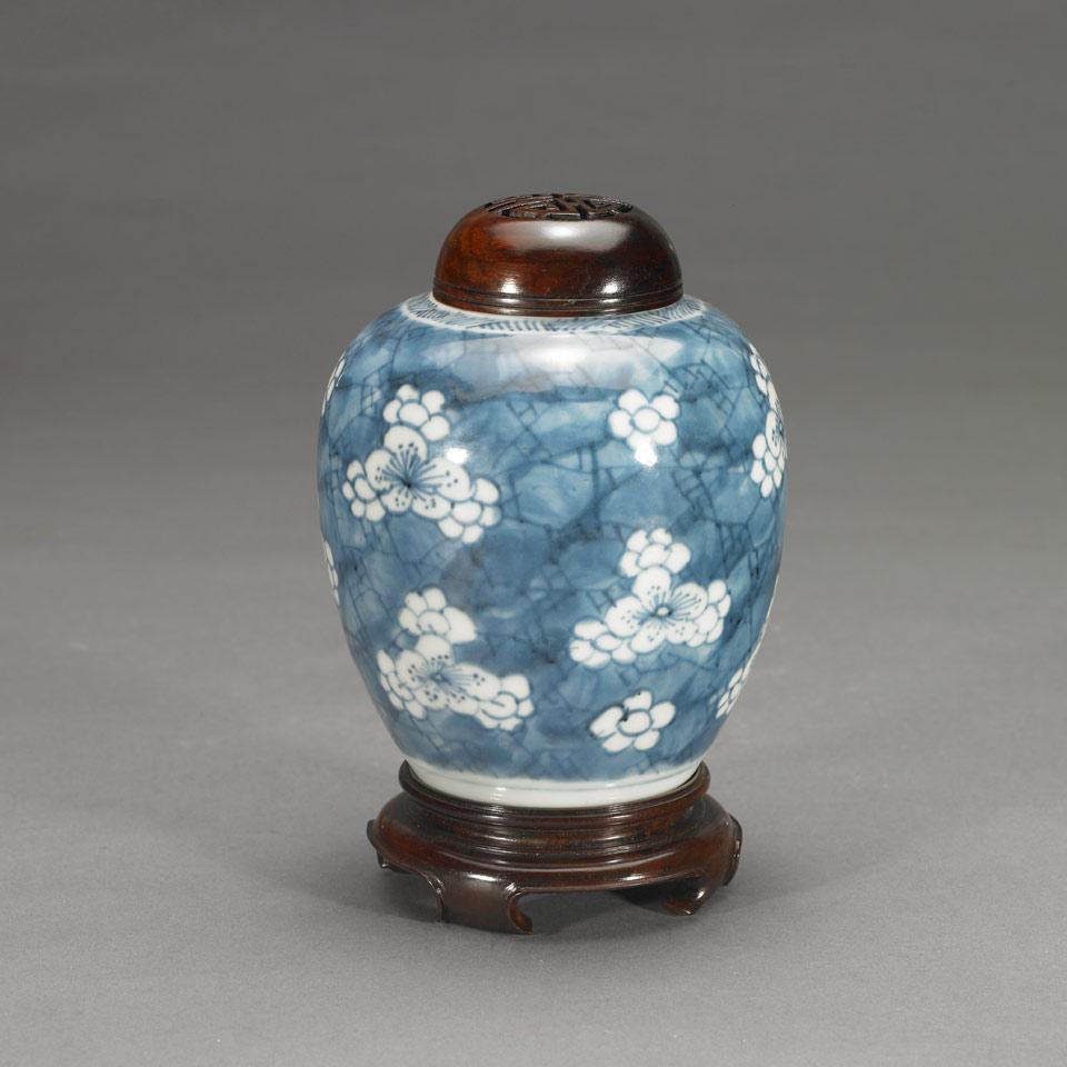 Blue and White Ginger Jar, Early 20th Century