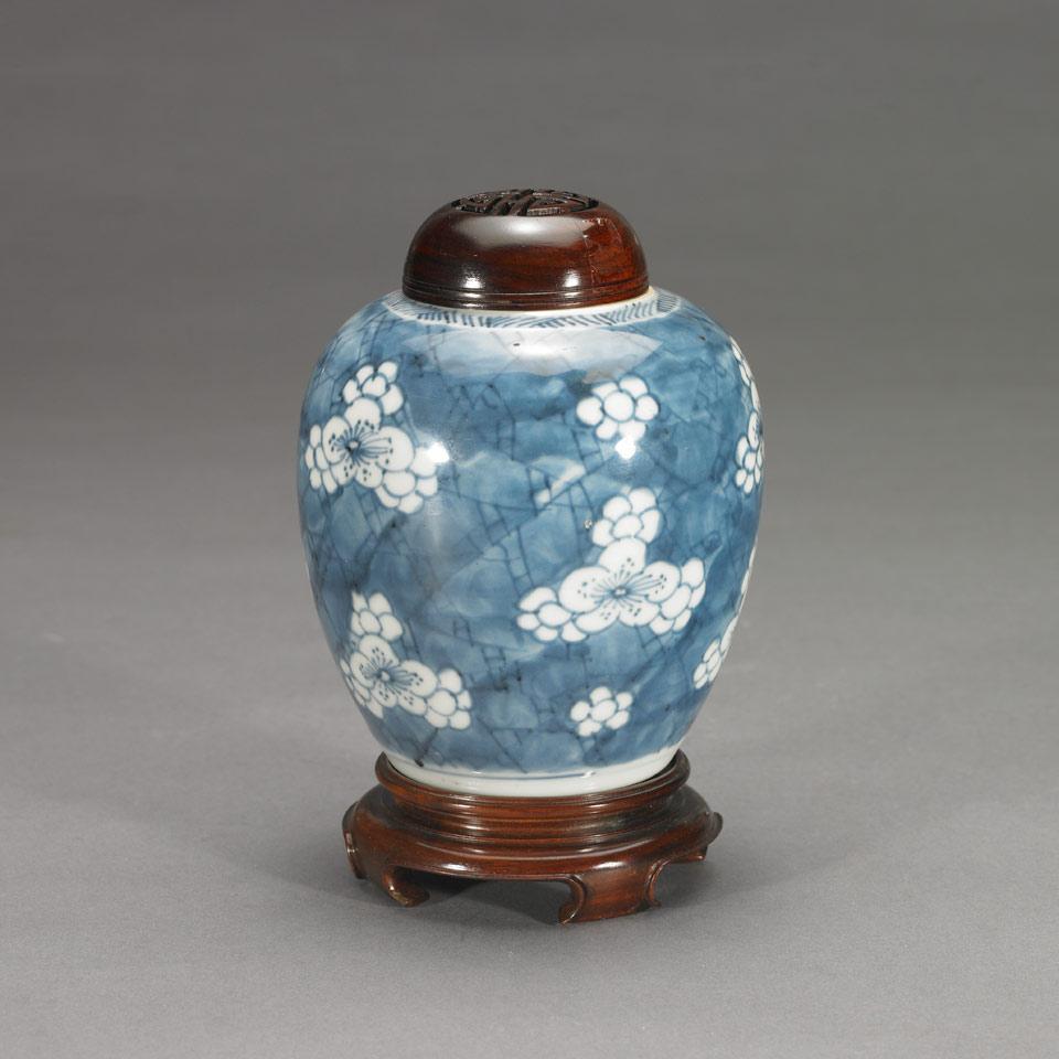 Blue and White Ginger Jar, Early 20th Century