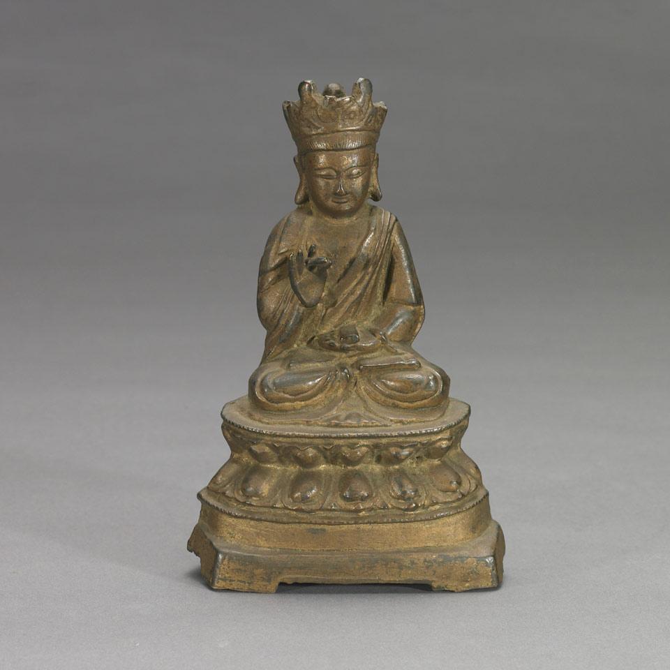 Cast Bronze Guanyin, Late Qing Dynasty, 19th Century