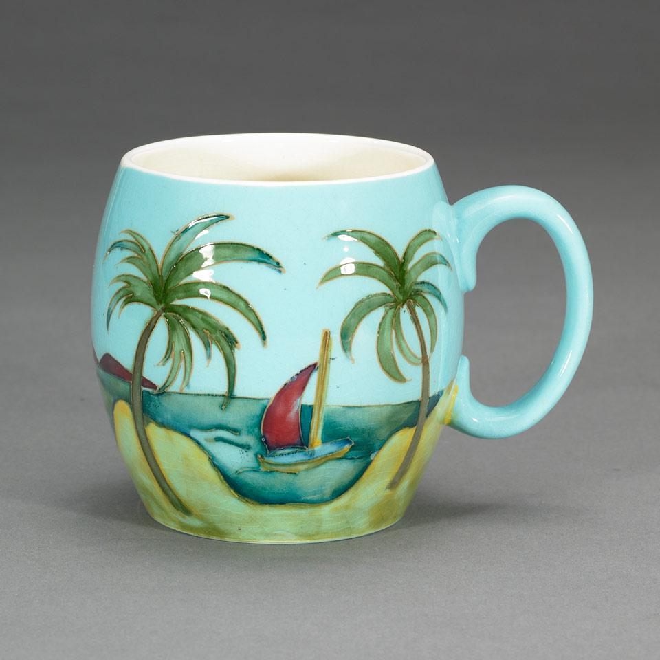 Moorcroft Caribbean Mug, c.1961-63