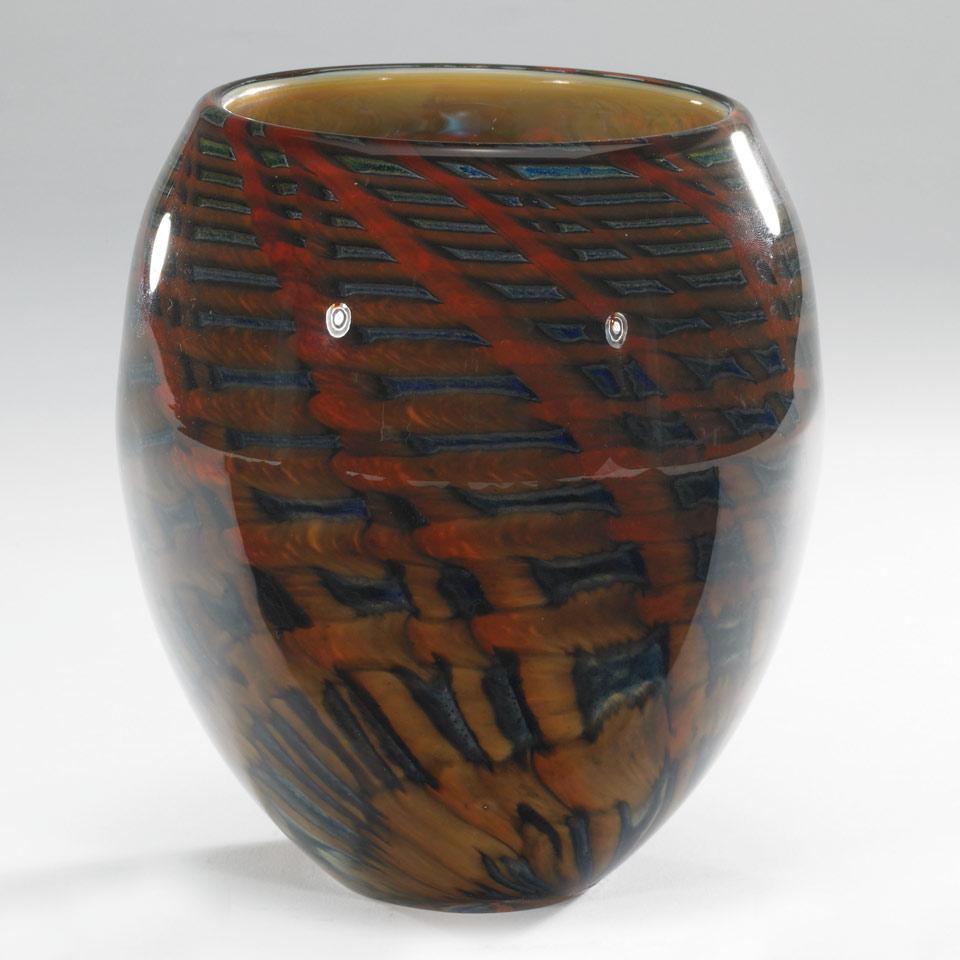 Michael Cohn (American, b.1949), Glass Vase, 1978