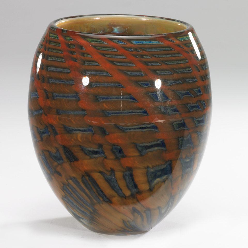 Michael Cohn (American, b.1949), Glass Vase, 1978