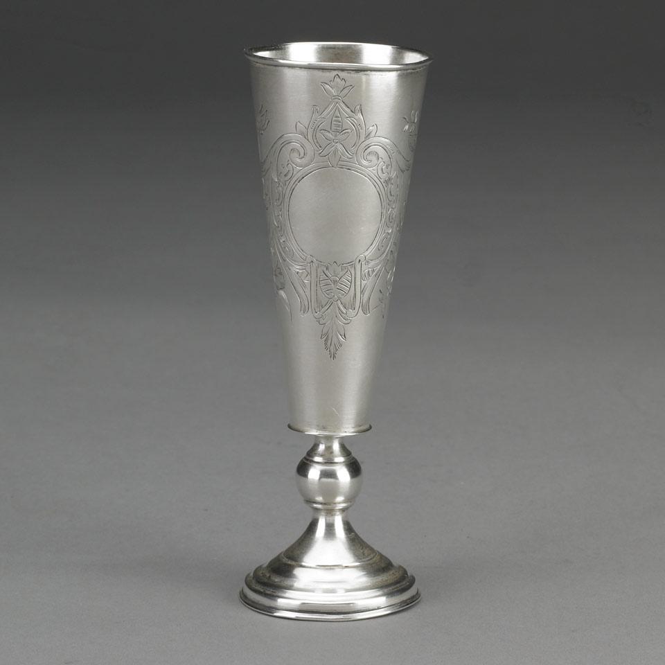 Russian Silver Vase, Fedor Gorbunov, Moscow, 1896-1908