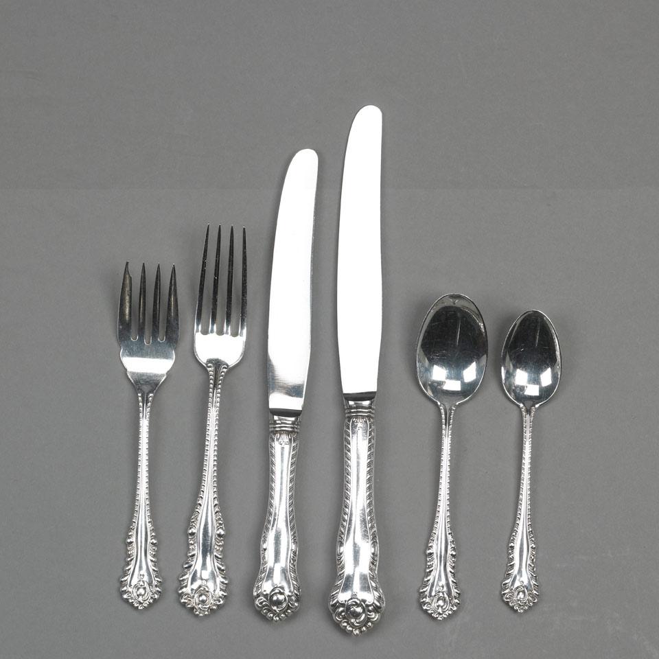 Canadian Silver ‘Gadroon’ Pattern Flatware, Henry Birks & Sons, Montreal, Que., 20th century