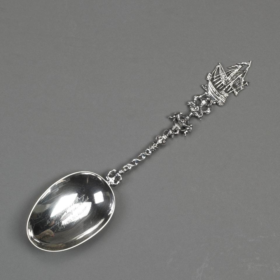 Dutch Silver Novelty Spoon, c.1903
