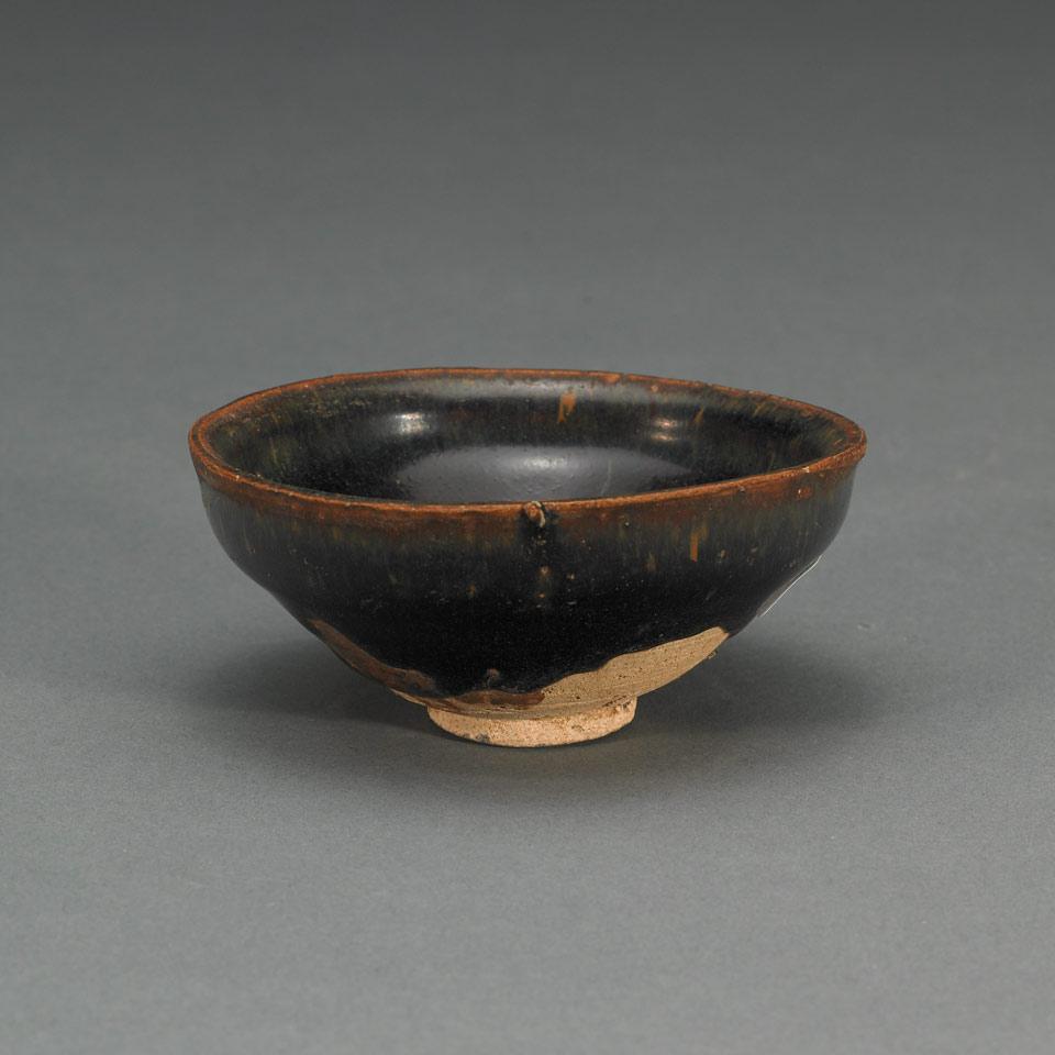 Jian Black Glaze Teabowl, Probably Song Dynasty (960-1279)