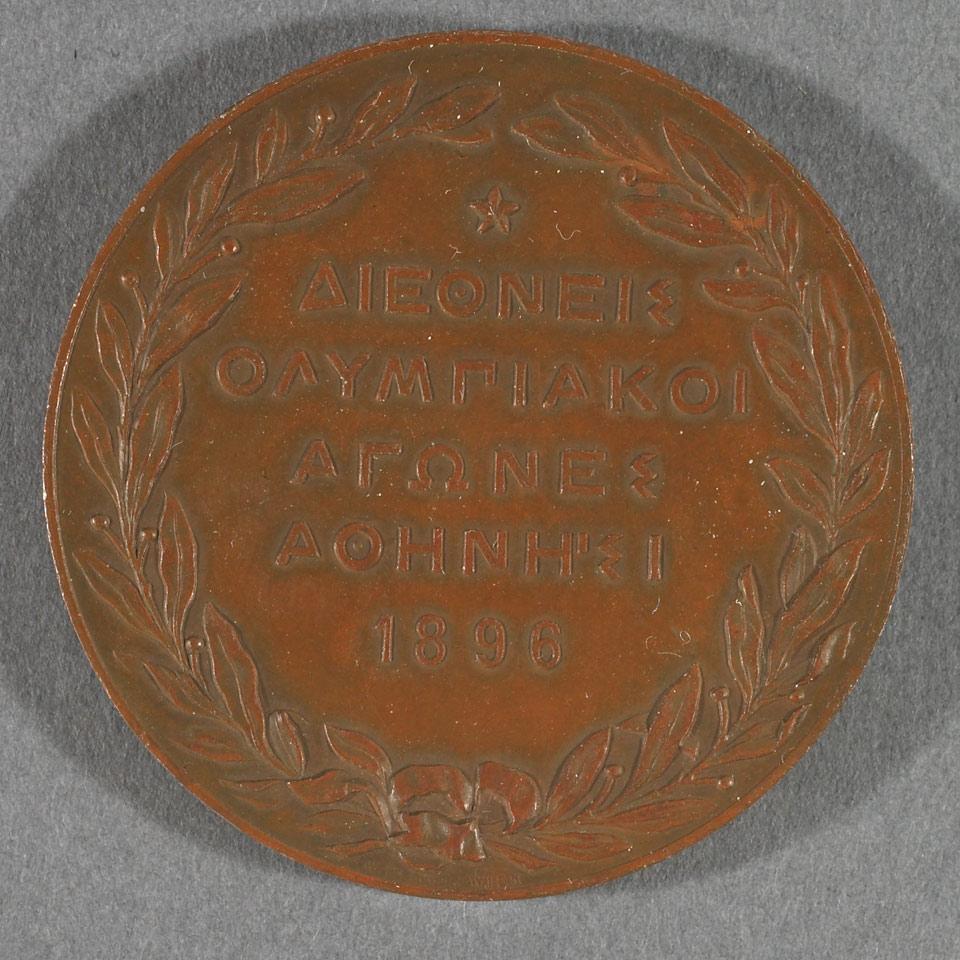 Olympic Games Bronze Participation Medal, 1896