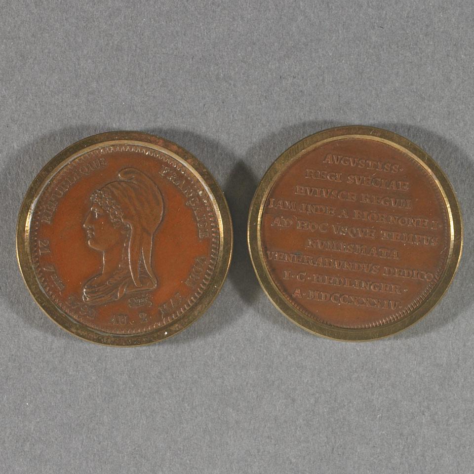 Two European Copper Medals