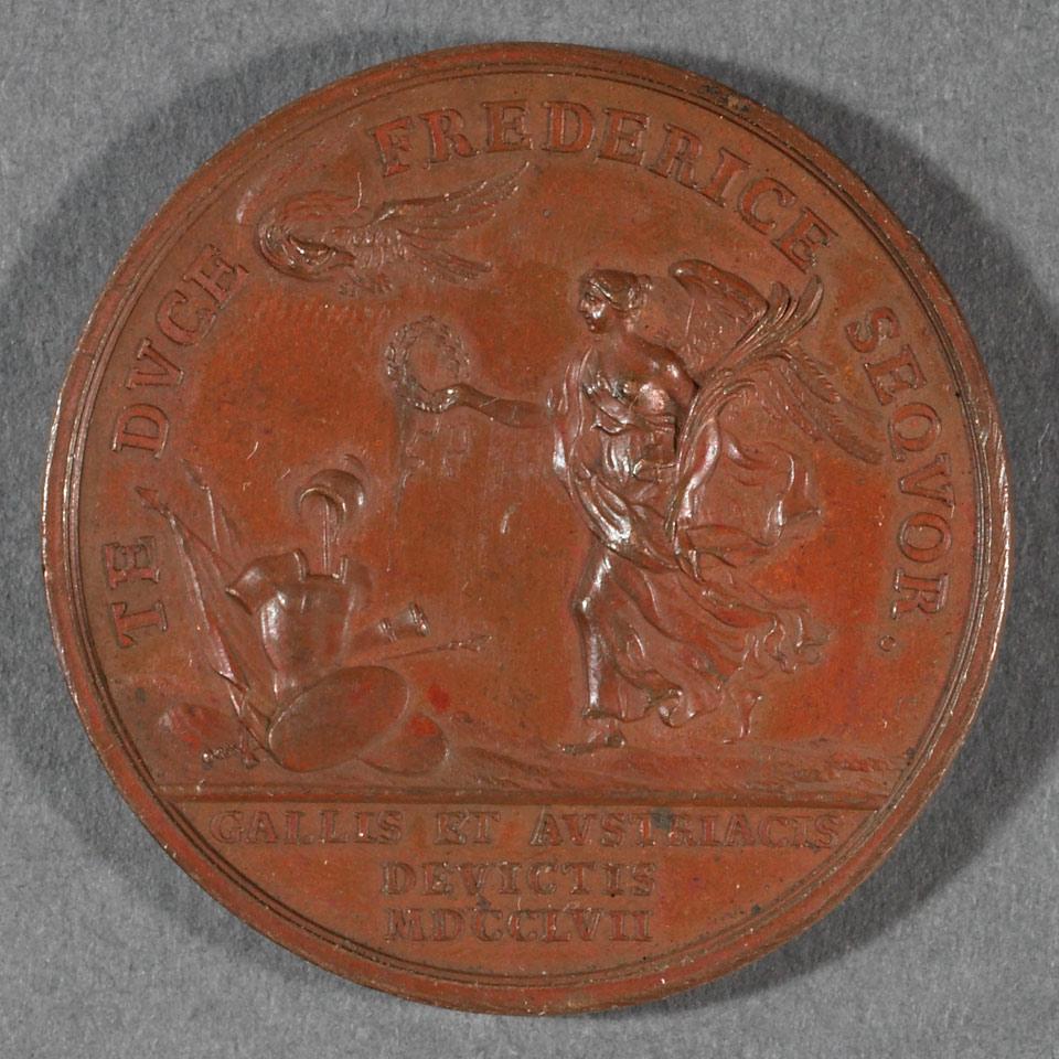 Austrian Military Copper Medal by Pingo, 1767