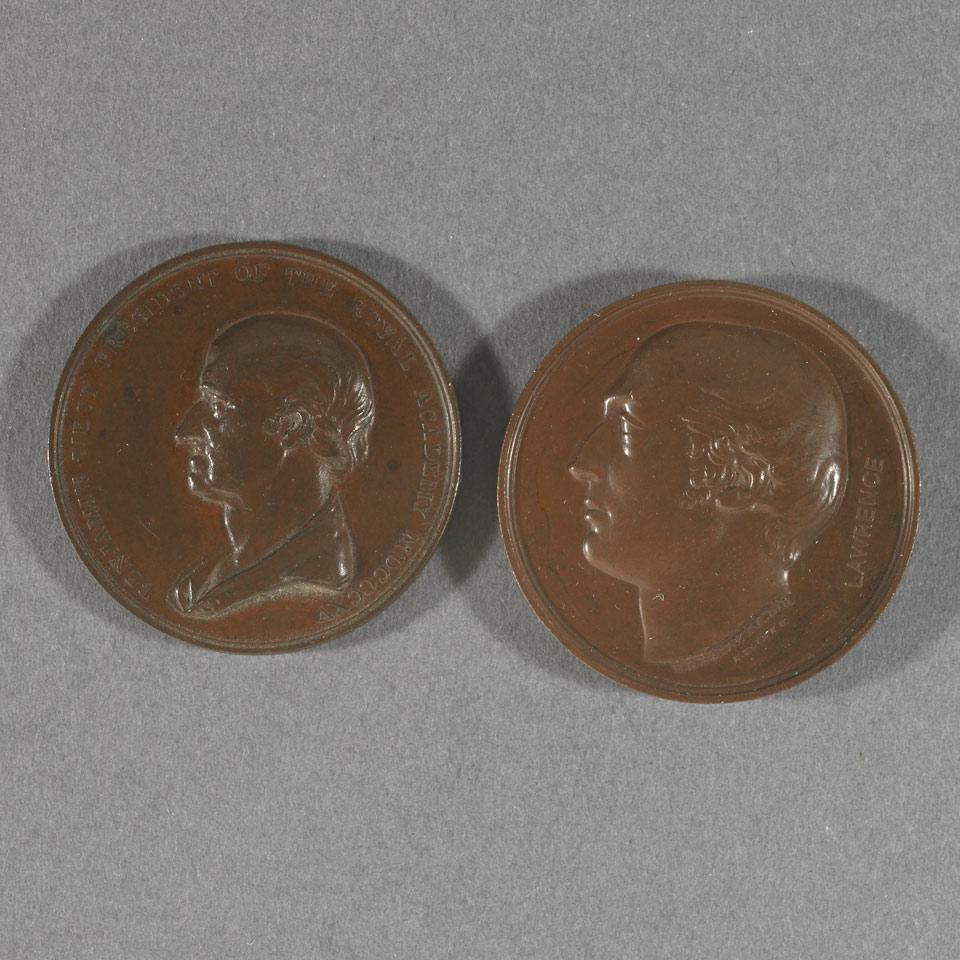 Arts and Literature, Royal Academy, Two Copper Medals