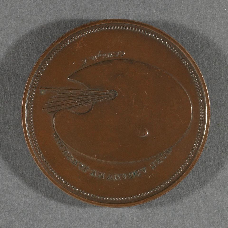 American Artists: William (Will) Page, (1811-1885), Copper Medal, 1848
