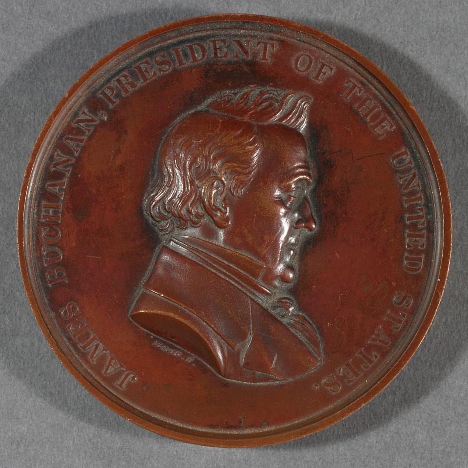 American Presidents, James Buchanan, Copper Medal, 1860