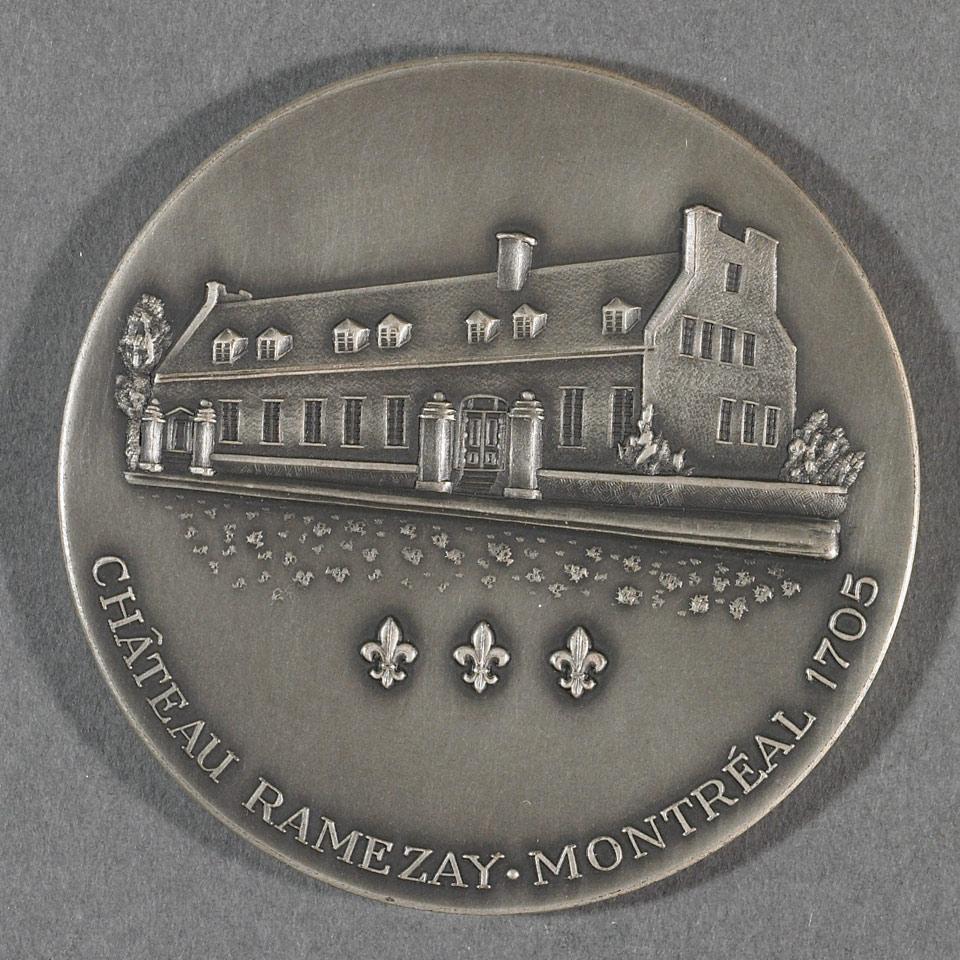 Numismatic and Antiquarian Society of Montreal, Silver Medal Centennial Commemortion, 1962