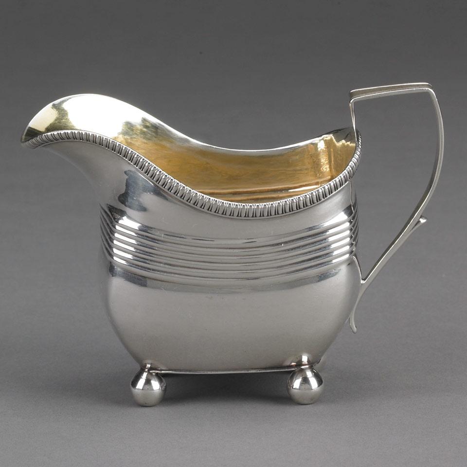 George III Silver Cream Jug, William Bennett, London, 1809
