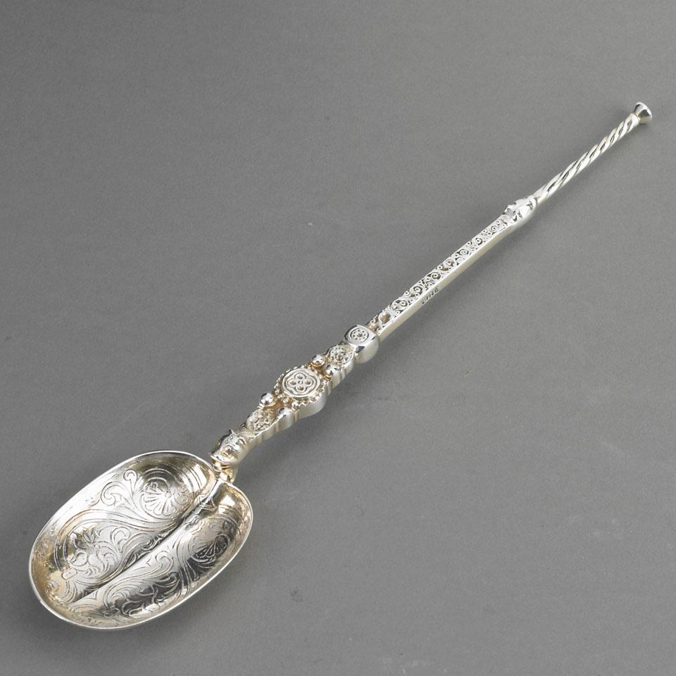 Canadian Silver-Gilt Replica of the Edward I Anointing Spoon, Henry Birks & Sons, Montreal, Que., 1901