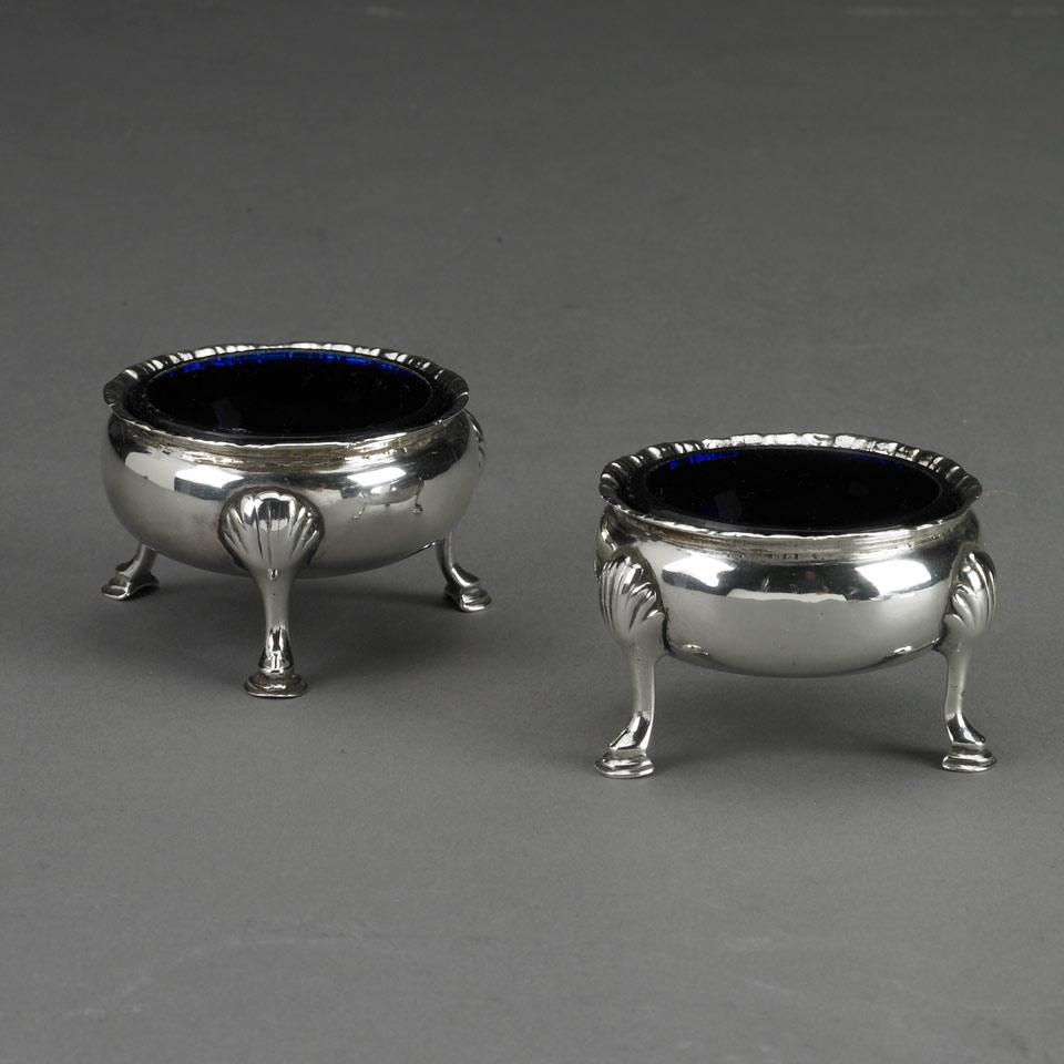 Pair of George III Silver Salts, London, 1773