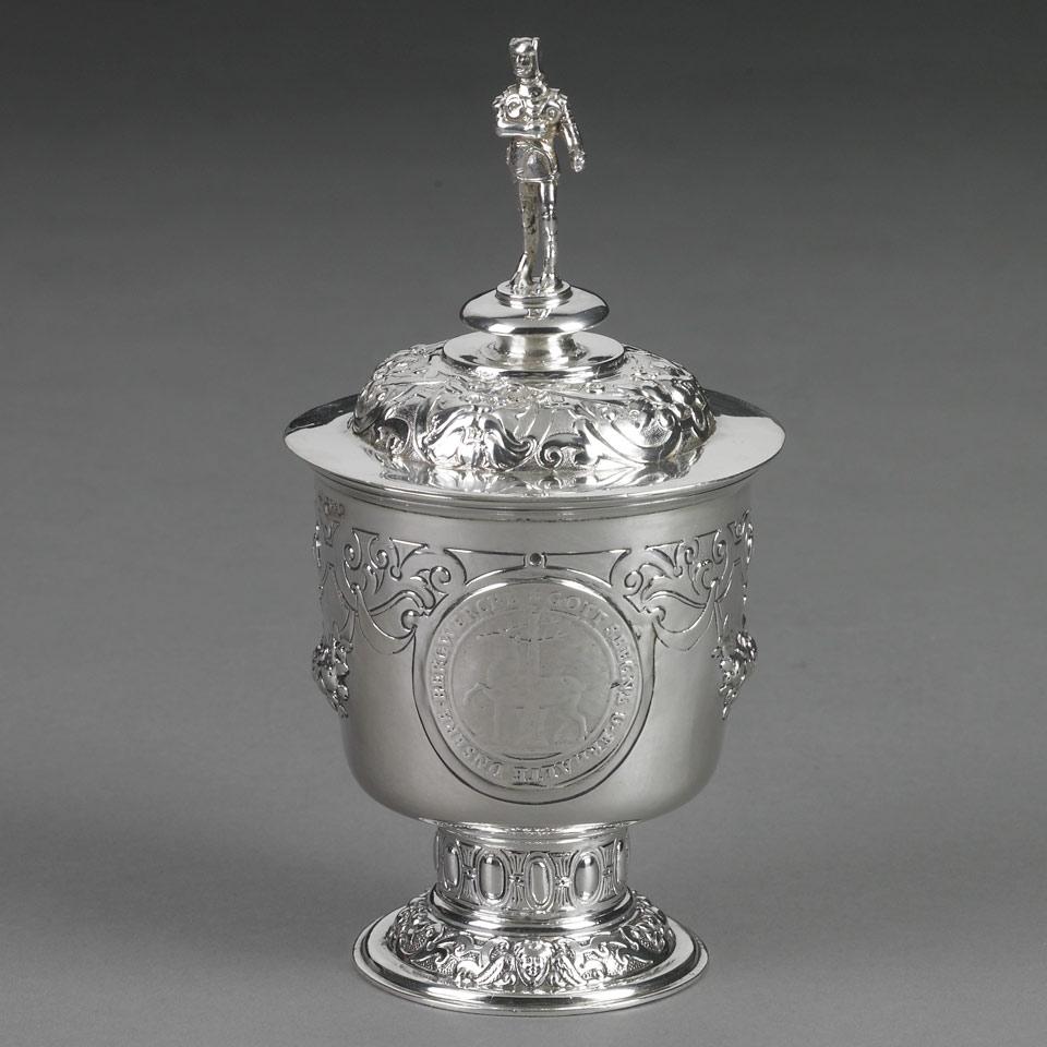 German Silver Covered Cup, Ludwig Neresheimer & Co., Hanau, c.1903