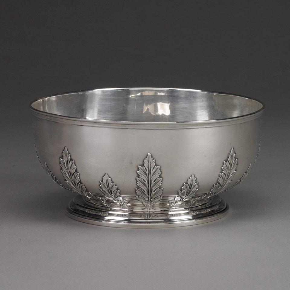 Canadian Silver Bowl, Henry Birks & Sons, Montreal, Que., 20th century