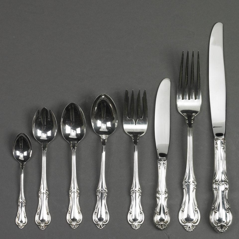 Canadian Silver ‘Joan of Arc’ Pattern Flatware Service, Northumbria, 20th century