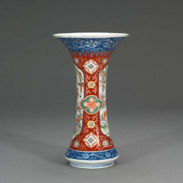Imari Beaker Vase, 19th Century