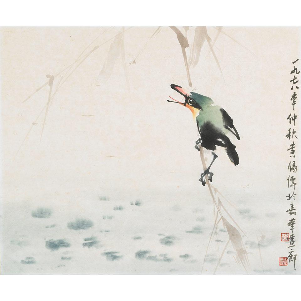 Chinese School - Bird Painting
