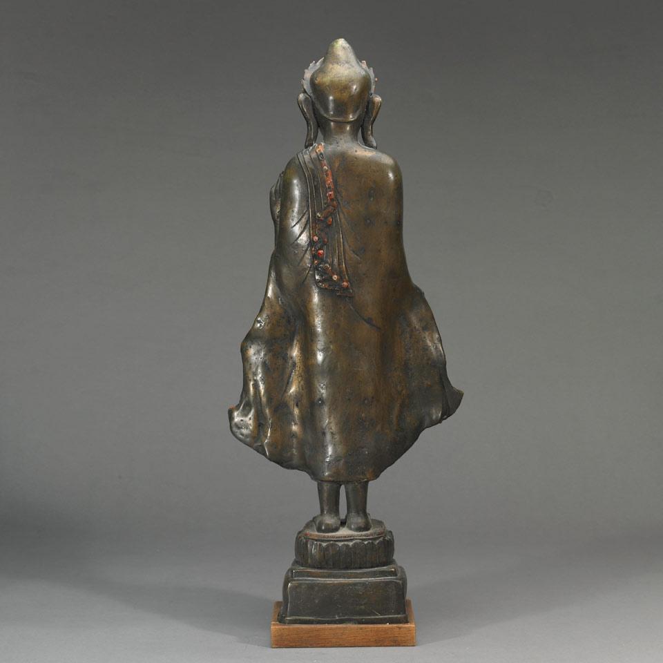 Bronze Standing Buddha, Burma