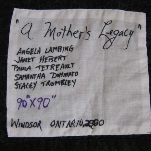 Quilt: 540 - A Mother’s Legacy