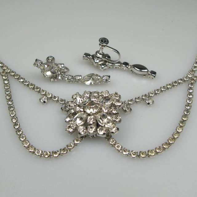 JayFlex Sterling Silver Necklace And Earrings