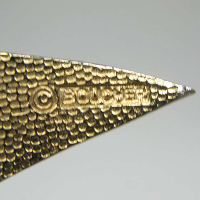 Boucher Gold Tone Bow Brooch
