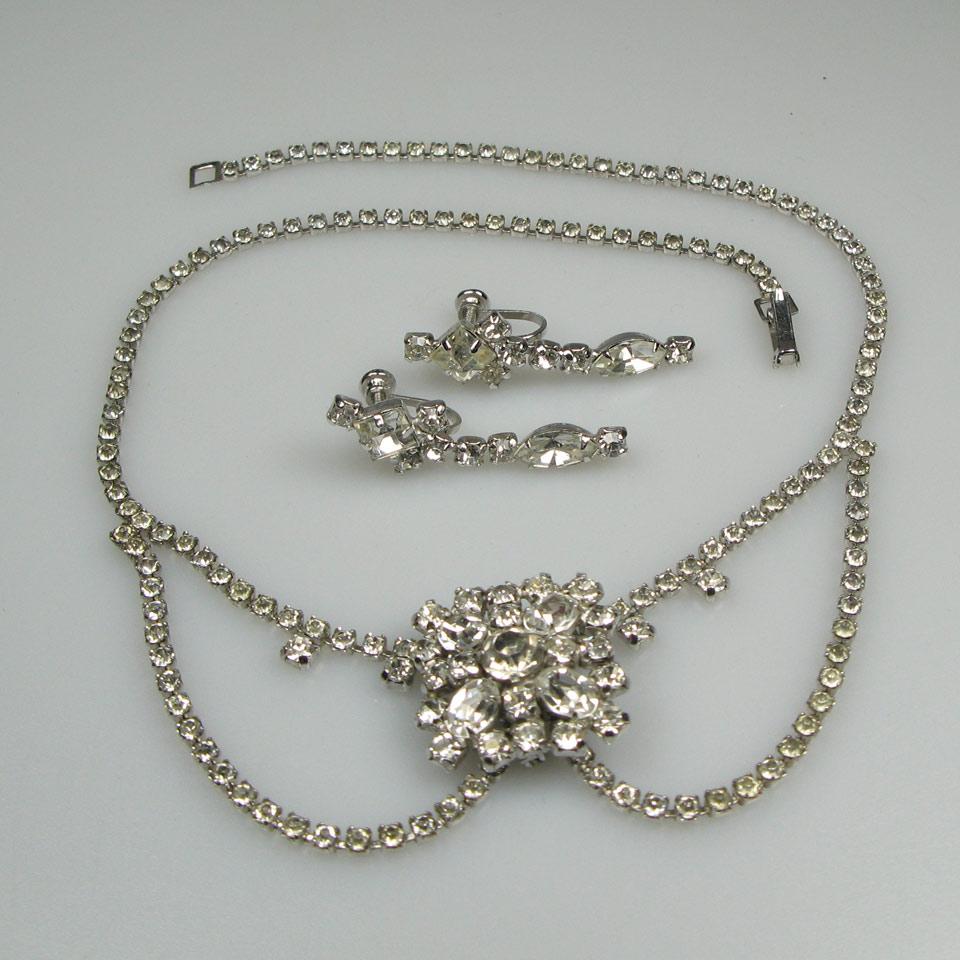 JayFlex Sterling Silver Necklace And Earrings